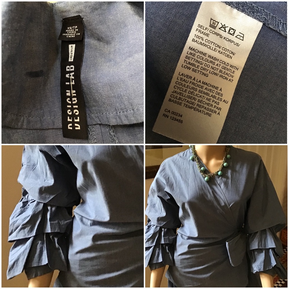 Design Lab wrap top - Picture 4 of 4